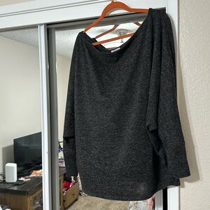 Black and gray long sleeve sweater (Back to School Special)